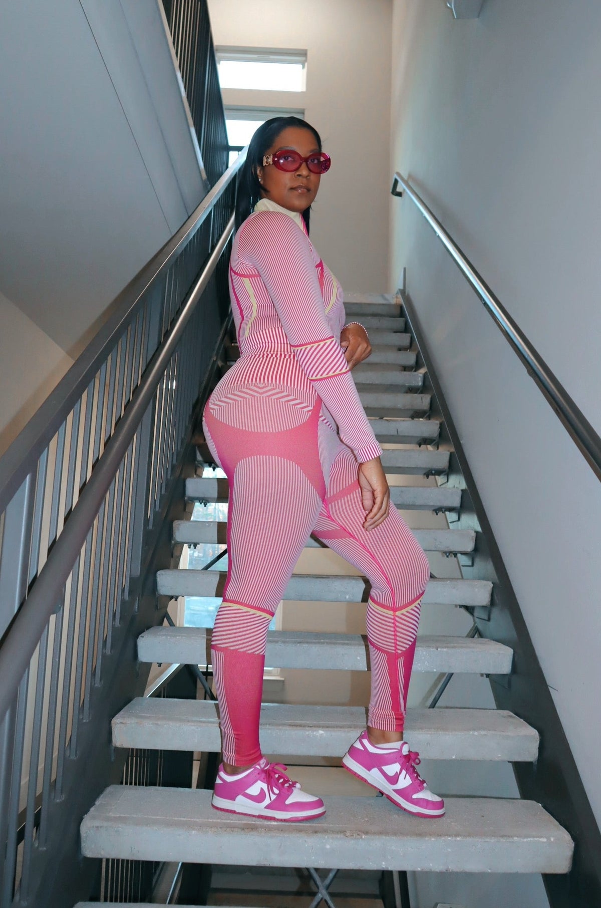 Errand Girl Legging Set (Pink)
